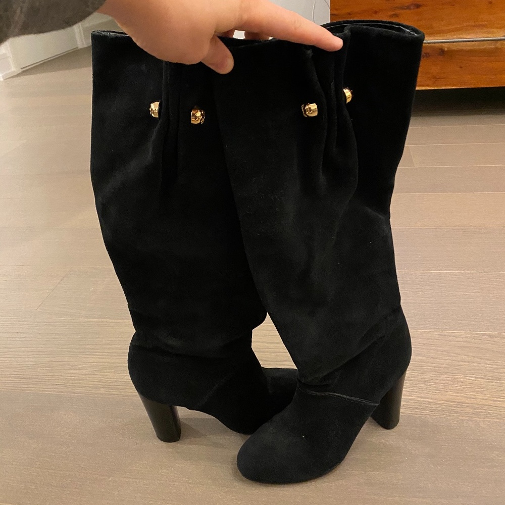 Tory Burch Knee High Suede Boots